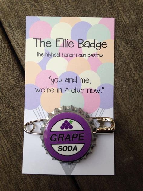 up ellie badge|ellie grape soda badge.